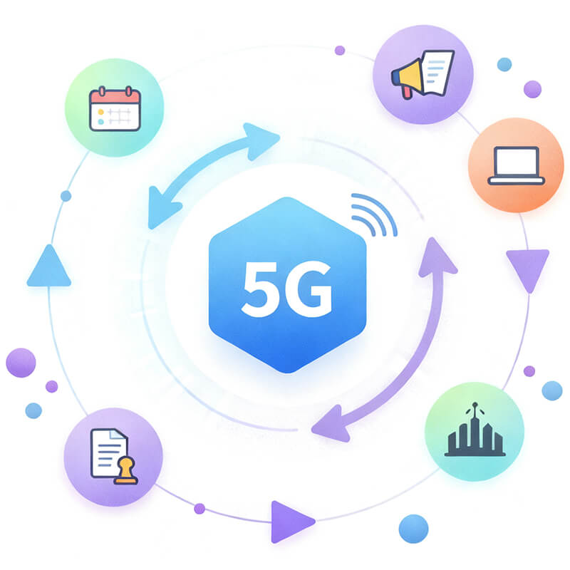 5G阅信场景展示